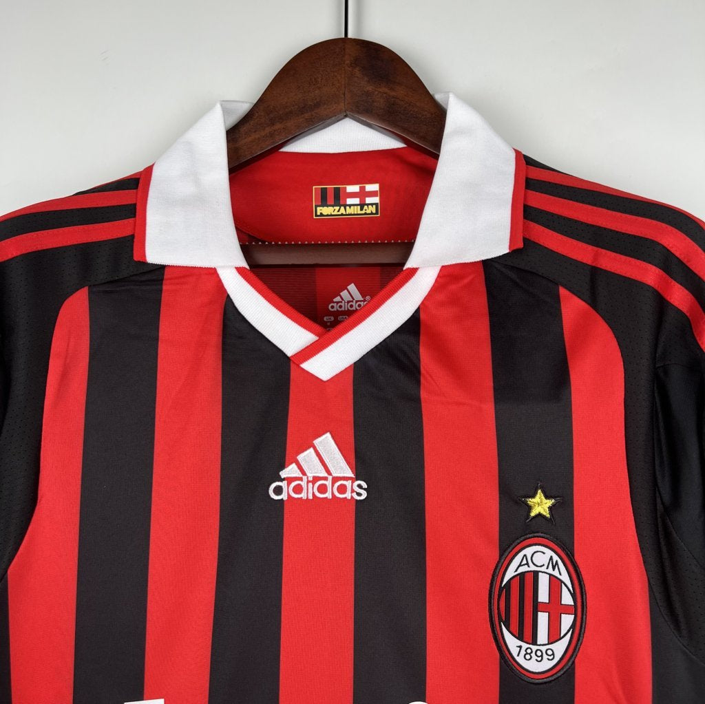 Long Sleeve AC Milan Home Jersey 2009/2010