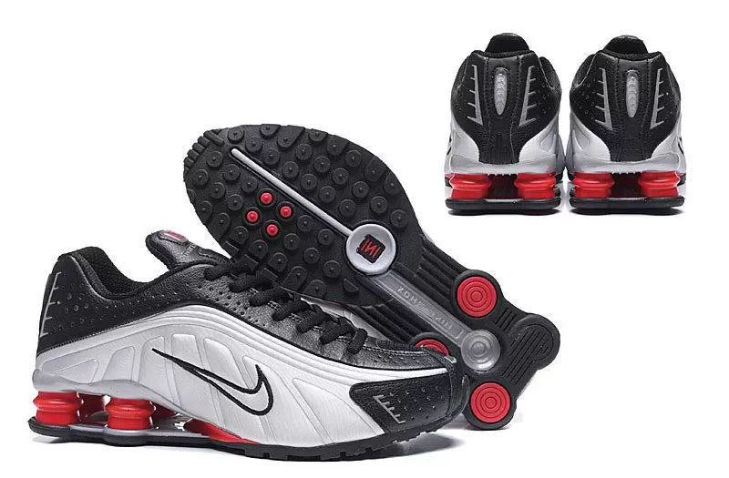 Shox R4 “Prata/Vermelho”