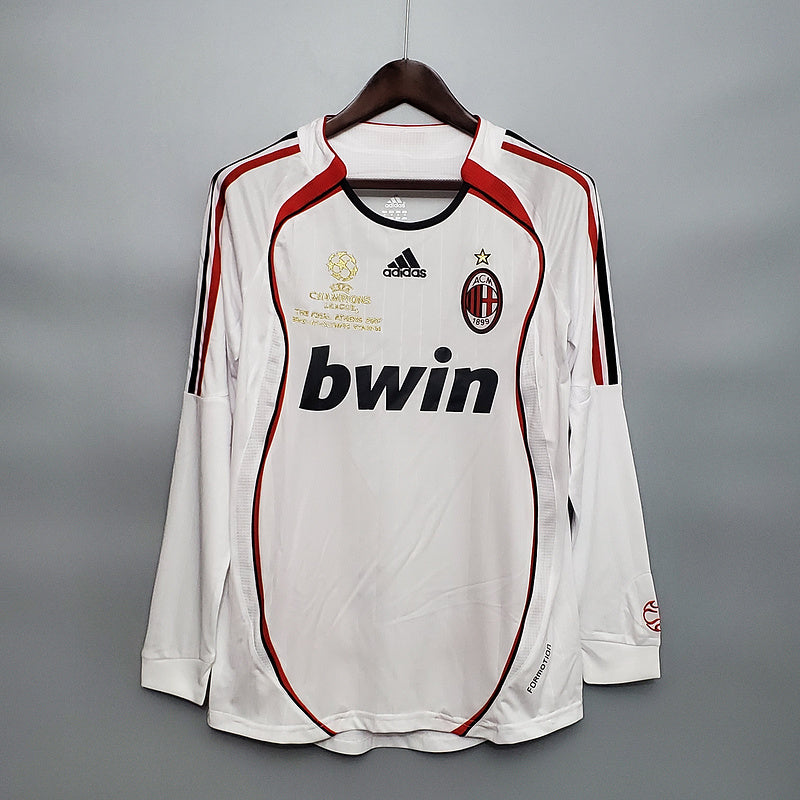 Long Sleeve AC Milan Away Jersey 2006 2007 Champions league final edition